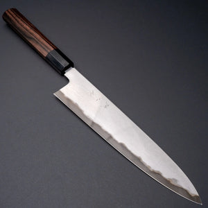 Tetsujin Blue #2 Metal Flow Gyuto 240mm Taihei Makassar Ebony Handle Product vendor