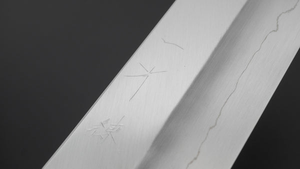 Hitohira Kikuchiyo Ren Silver #3 Nakiri 180mm Ebony Handle Product vendor