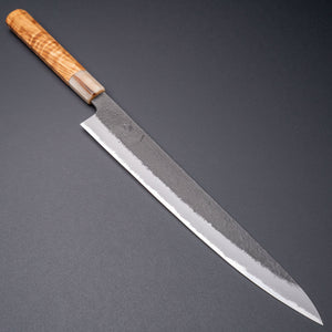 Hitohira Hinode Nashiji White #2 Sujihiki 270mm Tamamoku Cedar Handle Product vendor