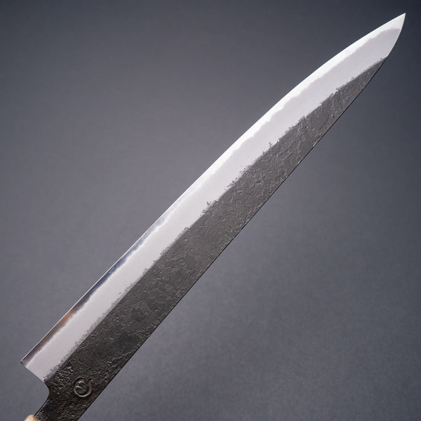 Hitohira Hinode Nashiji White #2 Sujihiki 270mm Riisgaard Tamamoku Cedar Handle Product vendor