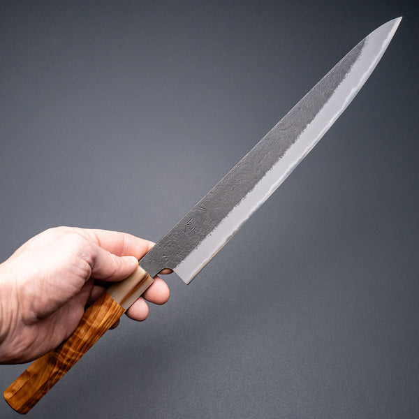 Hitohira Hinode Nashiji White #2 Sujihiki 270mm Riisgaard Tamamoku Cedar Handle Product vendor