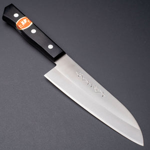 Yamato Ichimonji Stainless Clad Carbon Santoku Pakka Handle (No Bolster) Product vendor