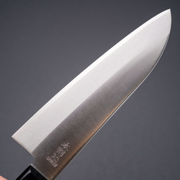 Yamato Ichimonji Stainless Clad Carbon Santoku Pakka Handle (No Bolster) Product vendor