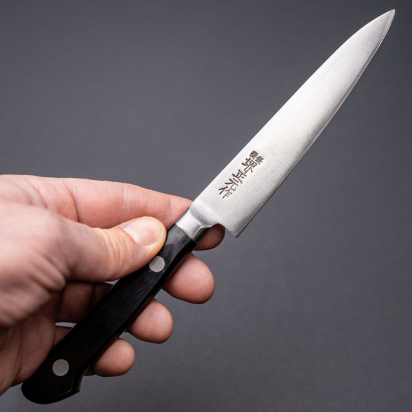 Sukehisa Made Masamoto Swedish Carbon Petty 120mm Pakka Handle (Old Stock) Product vendor