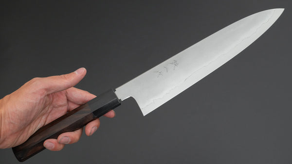 Tetsujin Silver #3 Kasumi Gyuto 240mm Taihei Makassar Ebony Handle Product vendor