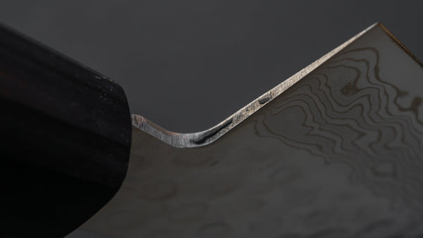 Hitohira HG Tsuchime Damascus Gyuto 210mm Walnut Handle
