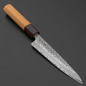 Hitohira Futana Stainless Tsuchime Damascus Petty 135mm Keyaki Zelkova Handle Product vendor