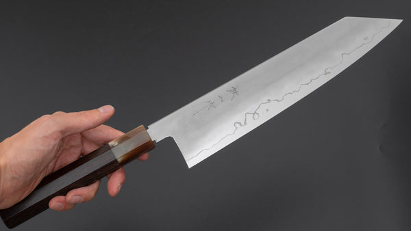 Tetsujin Silver #3 Kasumi Kiritsuke Gyuto 270mm Taihei Makassar Ebony Handle