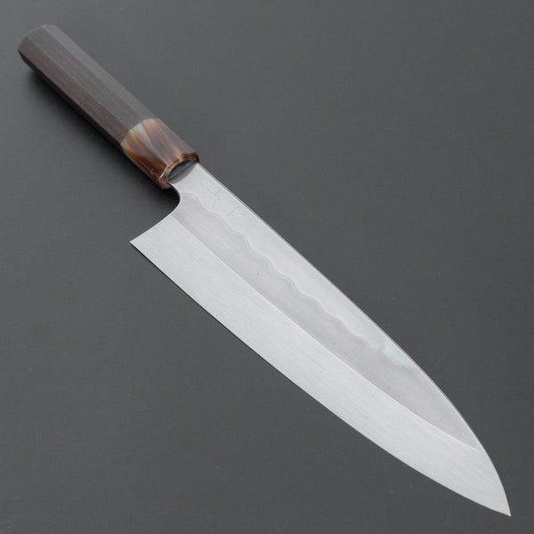 Hitohira Togashi White #1 Notaremon Mizu Honyaki Gyuto 240mm Taihei Makassar Ebony Handle (#129/ Saya) Product vendor
