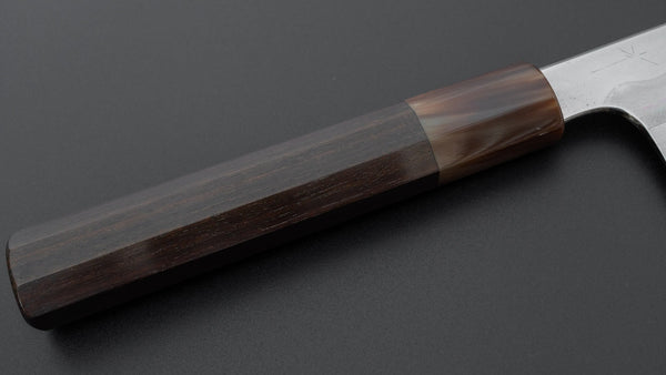 Hitohira Togashi White #1 Notaremon Mizu Honyaki Gyuto 240mm Taihei Makassar Ebony Handle (#129/ Saya) Product vendor