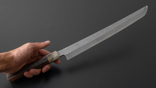 Hitohira Kikuchiyo Mosuke Kikko Blue #1 Yanagi Sakimaru 300mm Ziricote Handle (Saya) Product vendor