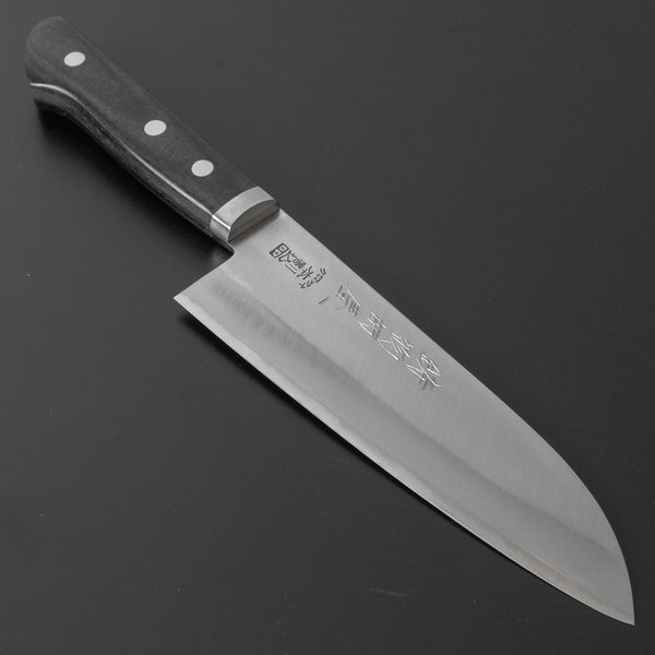 Hitohira Imojiya MZ Chromax Santoku 165mm Pakka Handle