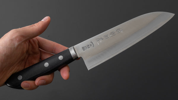 Hitohira Imojiya MZ Chromax Santoku 165mm Pakka Handle