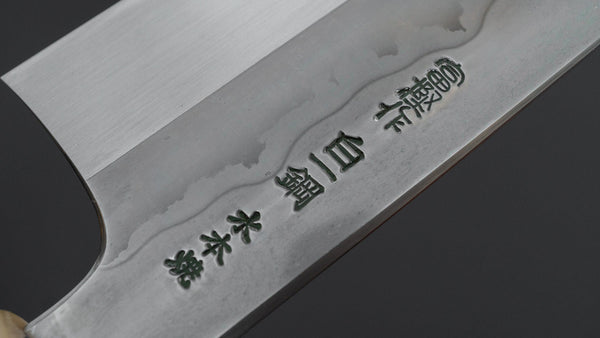 Hitohira Togashi White #1 Sanbonsugi Mizu Honyaki Santoku 180mm Taihei Makassar Ebony Handle (#145/ Saya) Product vendor