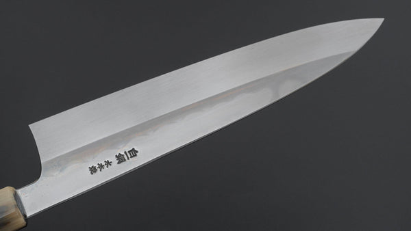 Hitohira Togashi White #1 Notaremon Mizu Honyaki Gyuto 240mm Ziricote Handle (#156/ Saya) Product vendor