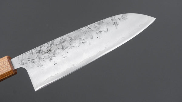 Hitohira Futana SLD Nashiji Santoku 170mm Oak Handle Product vendor