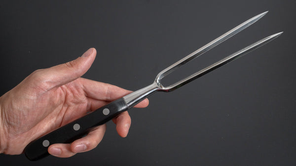 Hitohira Straight Carving Fork Black Pakka Handle Product vendor