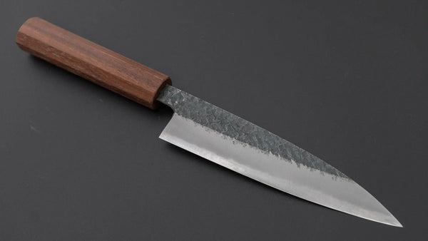 Muneishi Blue #2 Tsuchime Petty 135mm Walnut Handle Product vendor