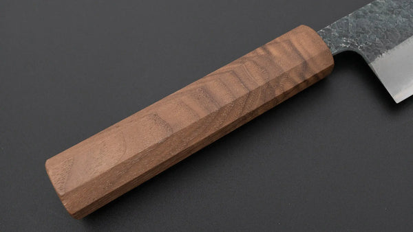 Muneishi Blue #2 Tsuchime Santoku 165mm Walnut Handle Product vendor