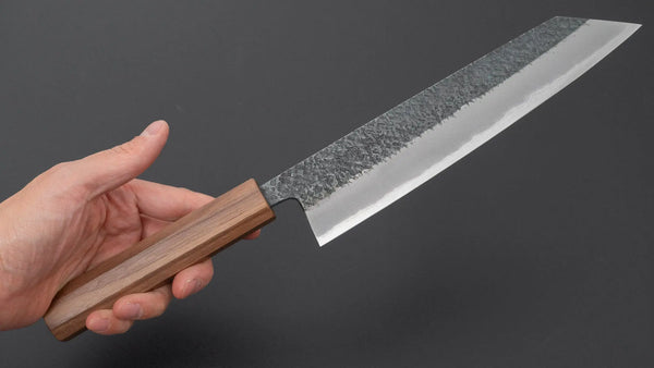 Muneishi Blue #2 Tsuchime Kiritsuke Gyuto 210mm Walnut Handle Product vendor