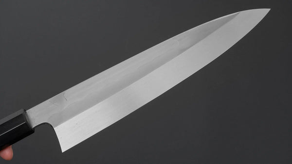Hitohira Togashi White #1 Notaremon Mizu Honyaki Gyuto 240mm Kurokaki Persimmon Handle (#173/ Saya) Product vendor