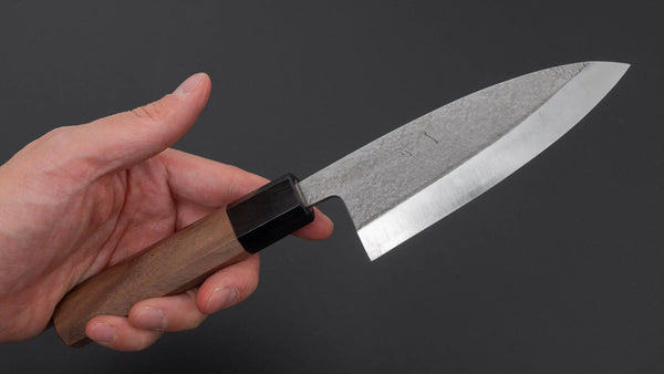 Hitohira VG10 Tsuchime Deba 120mm Walnut Handle Product vendor