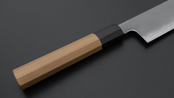 Tetsujin Silver #3 Kasumi Pasta Kiri 270mm Ho Wood Handle Product vendor