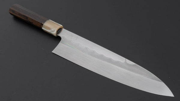 Hitohira Togashi White #1 Notaremon Mizu Honyaki Gyuto 240mm Ziricote Handle (#178/ Saya) Product vendor