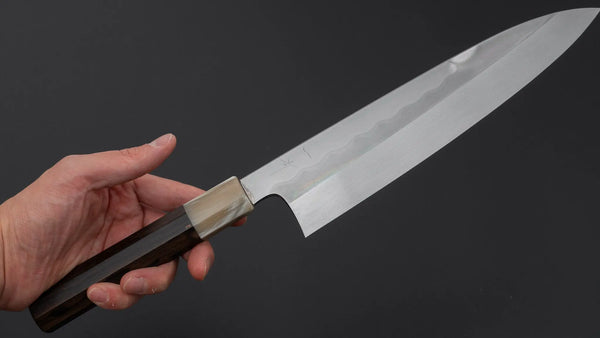 Hitohira Togashi White #1 Notaremon Mizu Honyaki Gyuto 240mm Ziricote Handle (#178/ Saya) Product vendor
