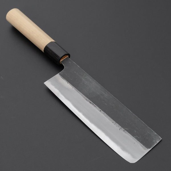 Hitohira Togashi White #2 Kurouchi Nakiri Ho Wood Handle (D-Shape) Product vendor