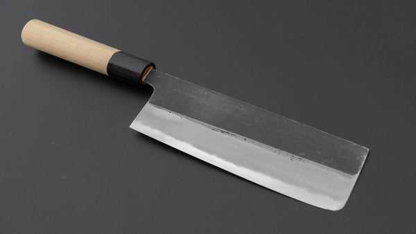 Hitohira Togashi White #2 Kurouchi Nakiri Ho Wood Handle (D-Shape) Product vendor