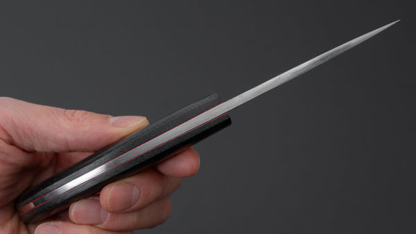 Seino AUS8 Fishing Utility Fixed Blade Linen Micarta Handle (#003)