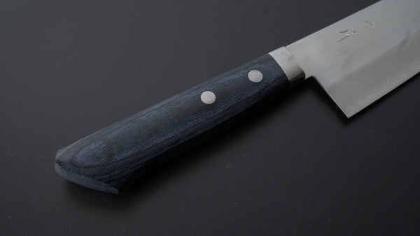 Hitohira NM Migaki Santoku 170mm Blue Pakka Handle