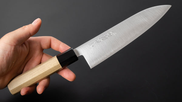 Hitohira Imojiya TH Blue Super Santoku Ho Wood Handle