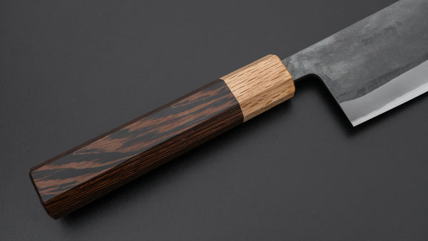Hitohira TD Blue #2 Stainless Clad Kurouchi Nakiri 165mm Wenge Handle