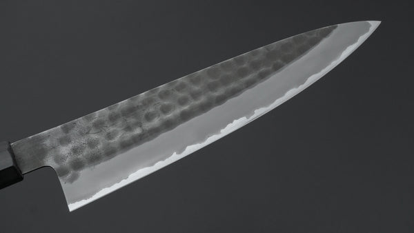 Hitohira Hinode Tsuchime White #2 Stainless Clad Gyuto 240mm Taihei Wood Handle