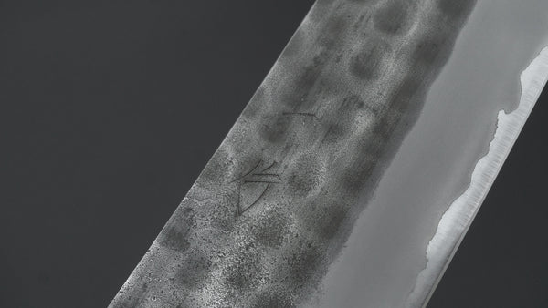 Hitohira Hinode Tsuchime White #2 Stainless Clad Gyuto 240mm Taihei Wood Handle