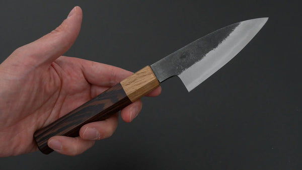 Hitohira Hinode Nashiji White #2 Stainless Clad Paring 90mm Wenge Handle Product vendor