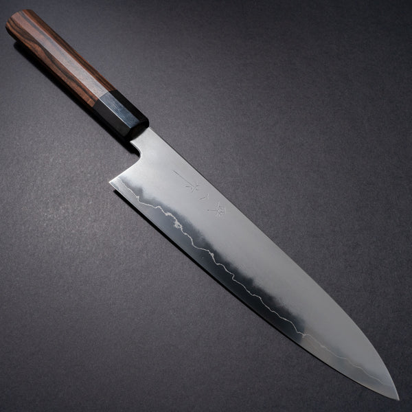 Tetsujin Silver #3 Kasumi Gyuto 240mm Taihei Makassar Ebony Handle