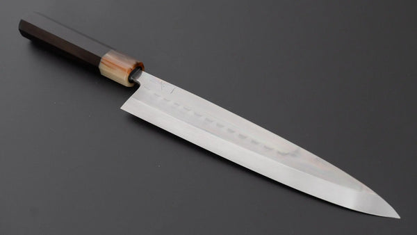 Hitohira Togashi Blue #2 Mizu Honyaki Mioroshi Deba 240mm Ebony Handle (Old Stock) Product vendor