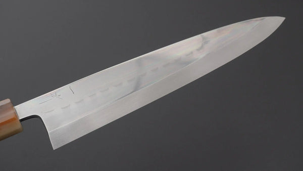 Hitohira Togashi Blue #2 Mizu Honyaki Mioroshi Deba 240mm Ebony Handle (Old Stock) Product vendor