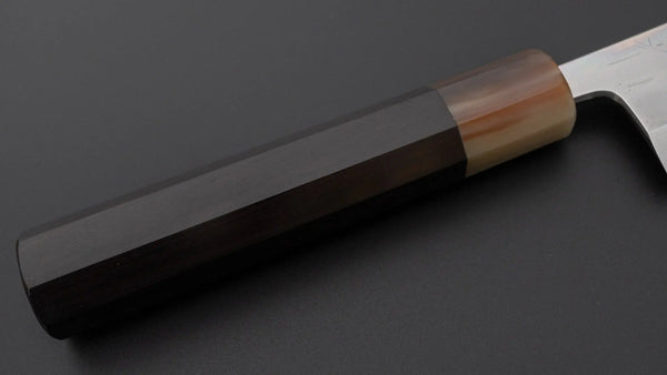 Hitohira Togashi Blue #2 Mizu Honyaki Mioroshi Deba 240mm Ebony Handle (Old Stock) Product vendor
