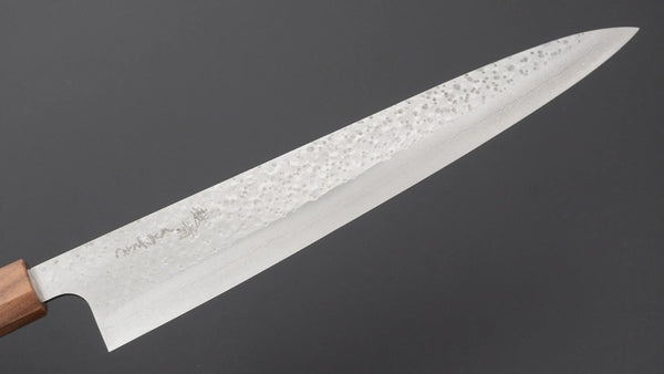 Makoto Kurosaki STK VG-7 Tsuchime Damascus Gyuhiki 270mm Walnut Handle Product vendor