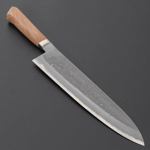 Hitohira TD Blue #2 Stainless Clad Nashiji Yo Gyuto 240mm Walnut Handle Product vendor