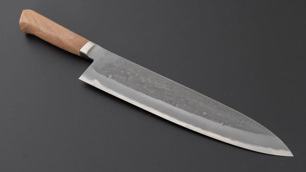 Hitohira TD Blue #2 Stainless Clad Nashiji Yo Gyuto 240mm Walnut Handle Product vendor