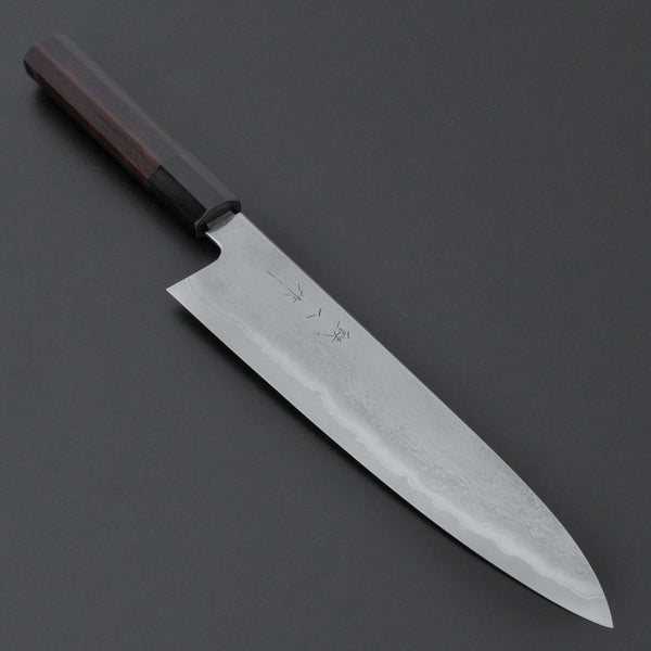 Tetsujin Silver #3 Metal Flow Gyuto 240mm Taihei Makassar Ebony Handle Product vendor