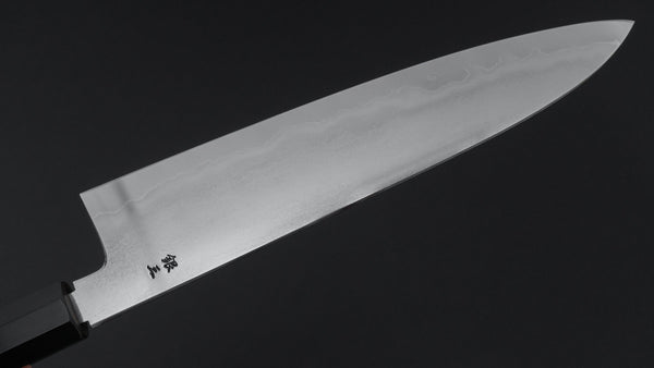 Tetsujin Silver #3 Metal Flow Gyuto 240mm Taihei Makassar Ebony Handle Product vendor
