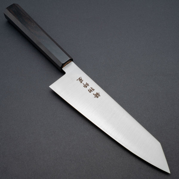 Hitohira Imojiya TH Stainless Bunka 180mm Ebony Handle (Wa)