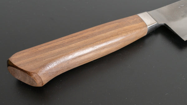 Hitohira TD Blue #2 Stainless Clad Nashiji Yo Santoku 170mm Walnut Handle