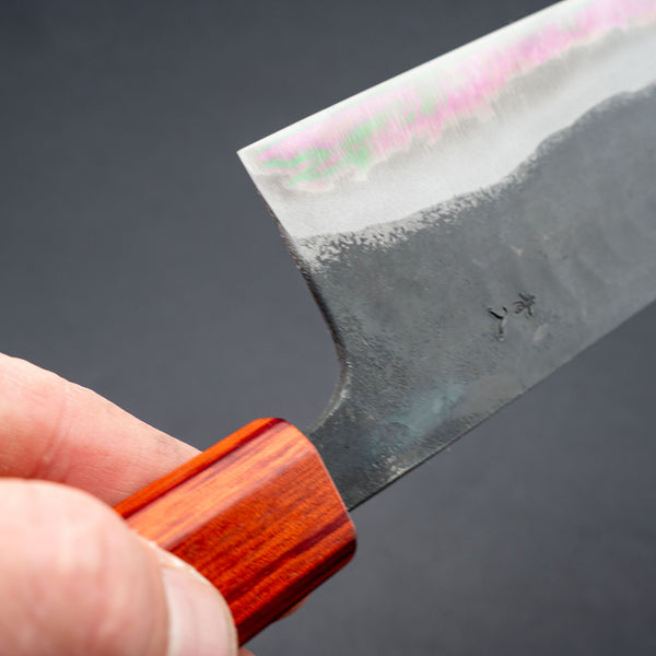 Hitohira Tosa Kurouchi Blue #2 Nakiri 170mm Walnut Handle (Rengas Ferrule)